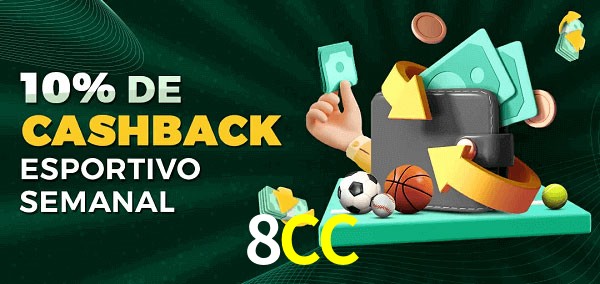 10% de bônus de cashback na 8CC
